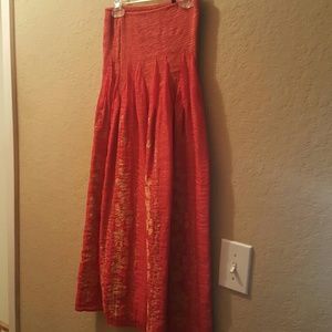 Lapis Convertible Strapless Dress or Skirt