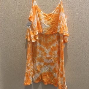 NWT blue life tie dye sun dress
