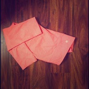 Fabletics salmon orange Capri leggings