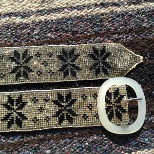 Vintage Fully Beaded Belt