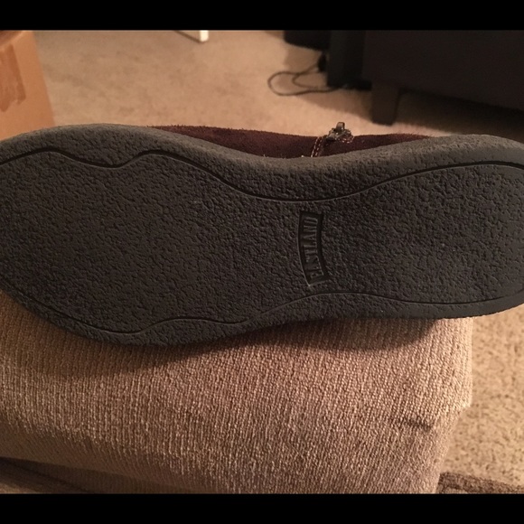 East land chocolate and cream suede boots - Picture 4 of 4