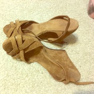 Ugg wedge sandal/ leather