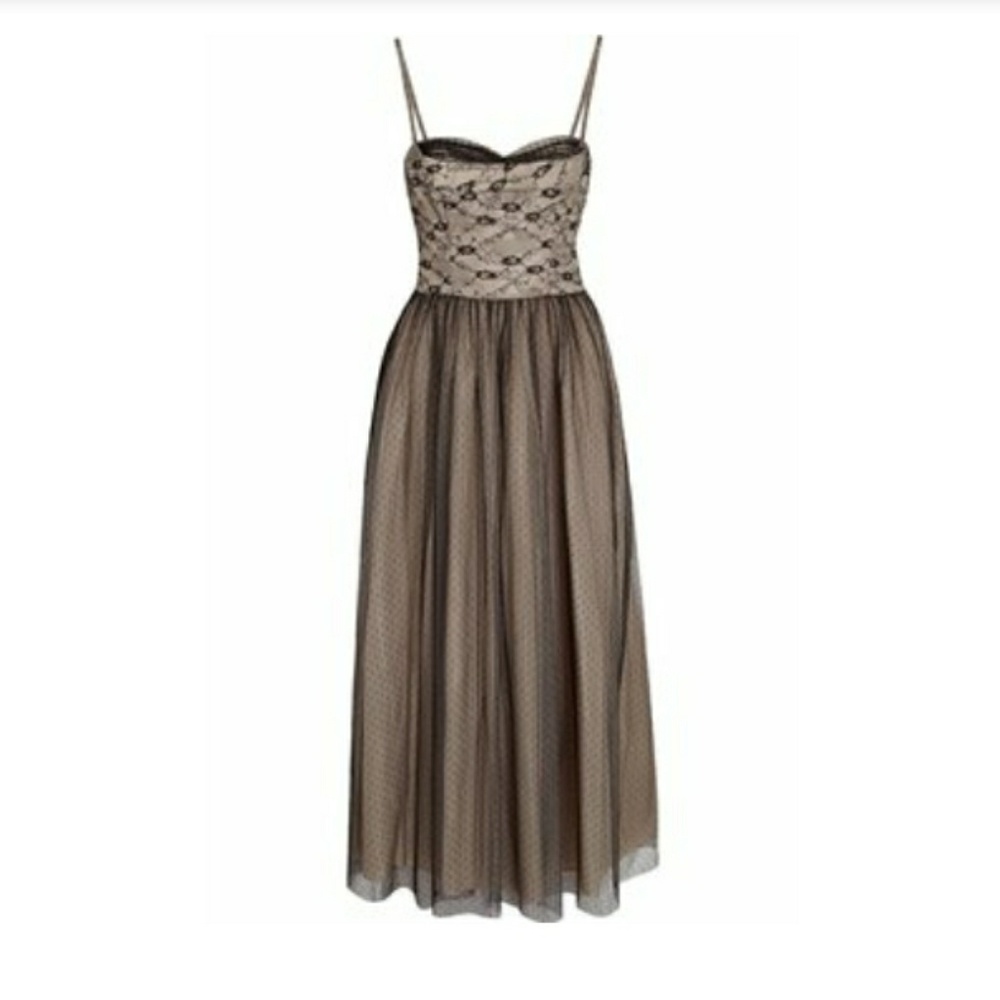 Red Valentino Lace Gown Dress - Picture 3 of 7