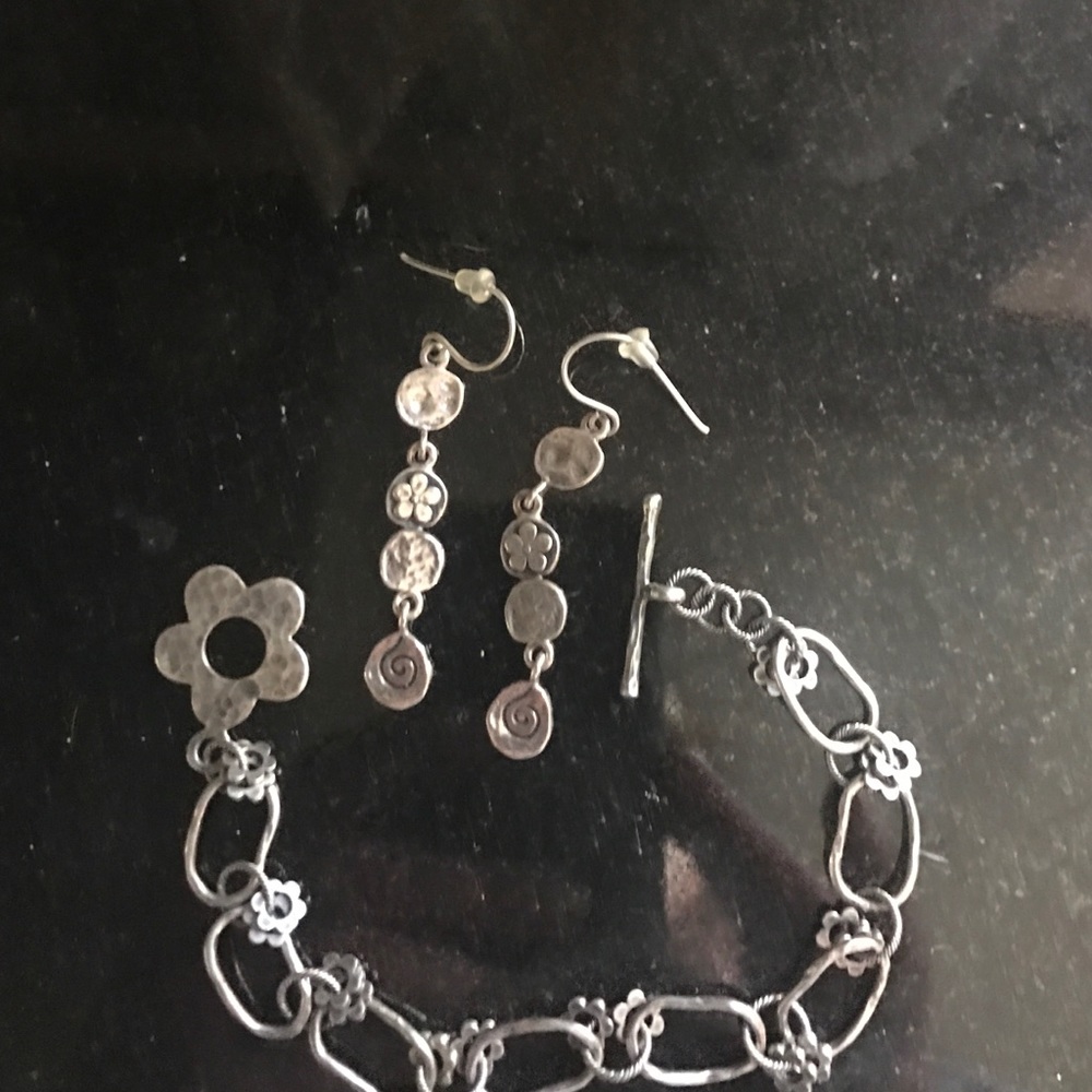 Silpada bracelet and earring set