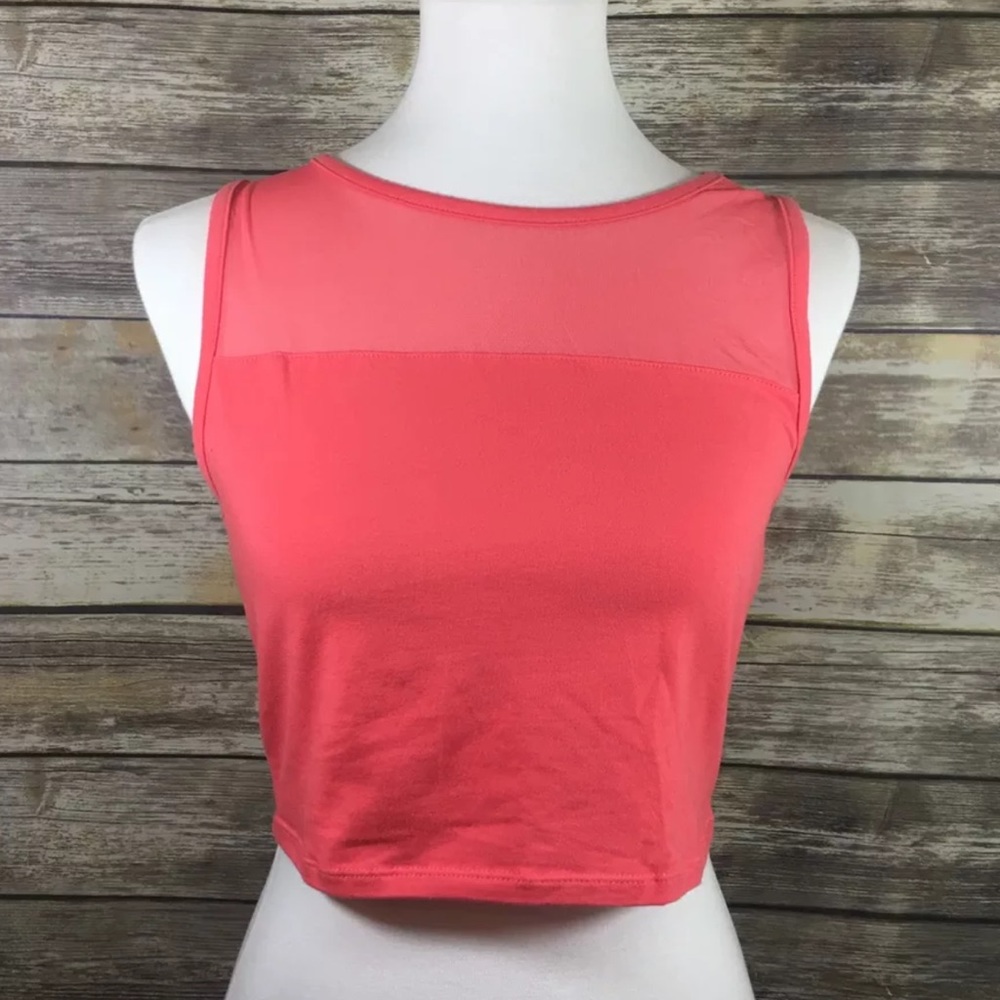 Ambiance Apparel Coral Crop Top