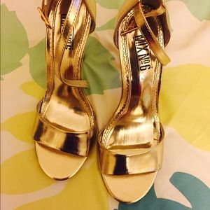 Gold heels