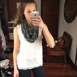 SUBMIT ANY OFFER! Black infinite scarf