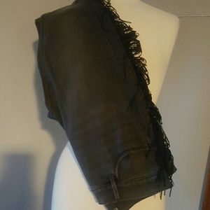 Nwt fringed grey express jeans size 8r