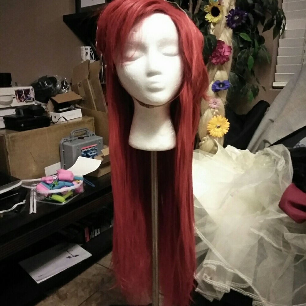 Red long Wig