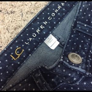 Lauren Conrad size 4 polka dot jeans