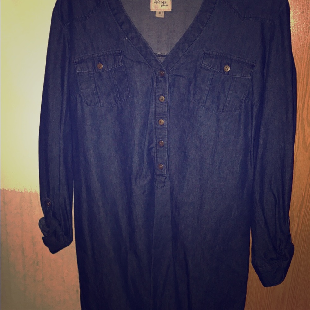 Dress denim size 10
