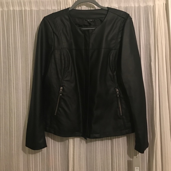 Leather Jacket (Black) - Picture 2 of 4