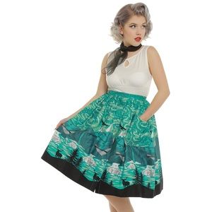 Lindy Bop 50s style flared Alaska swing skirt