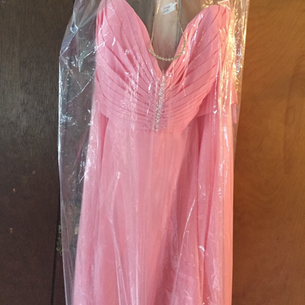 Like New High/Low Dress W/Rhinestones