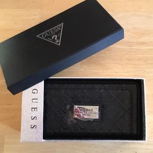 NWT Black Guess Wallet