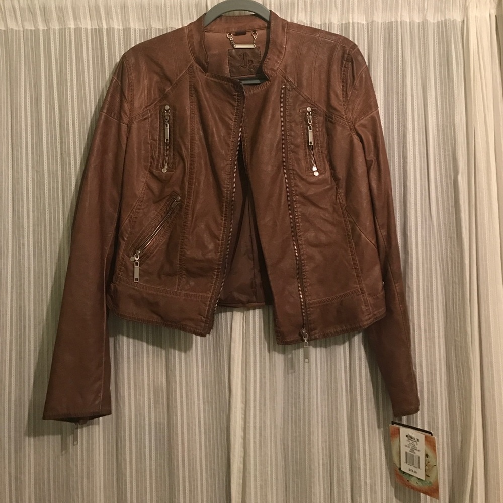 Leather Jacket (Brown)