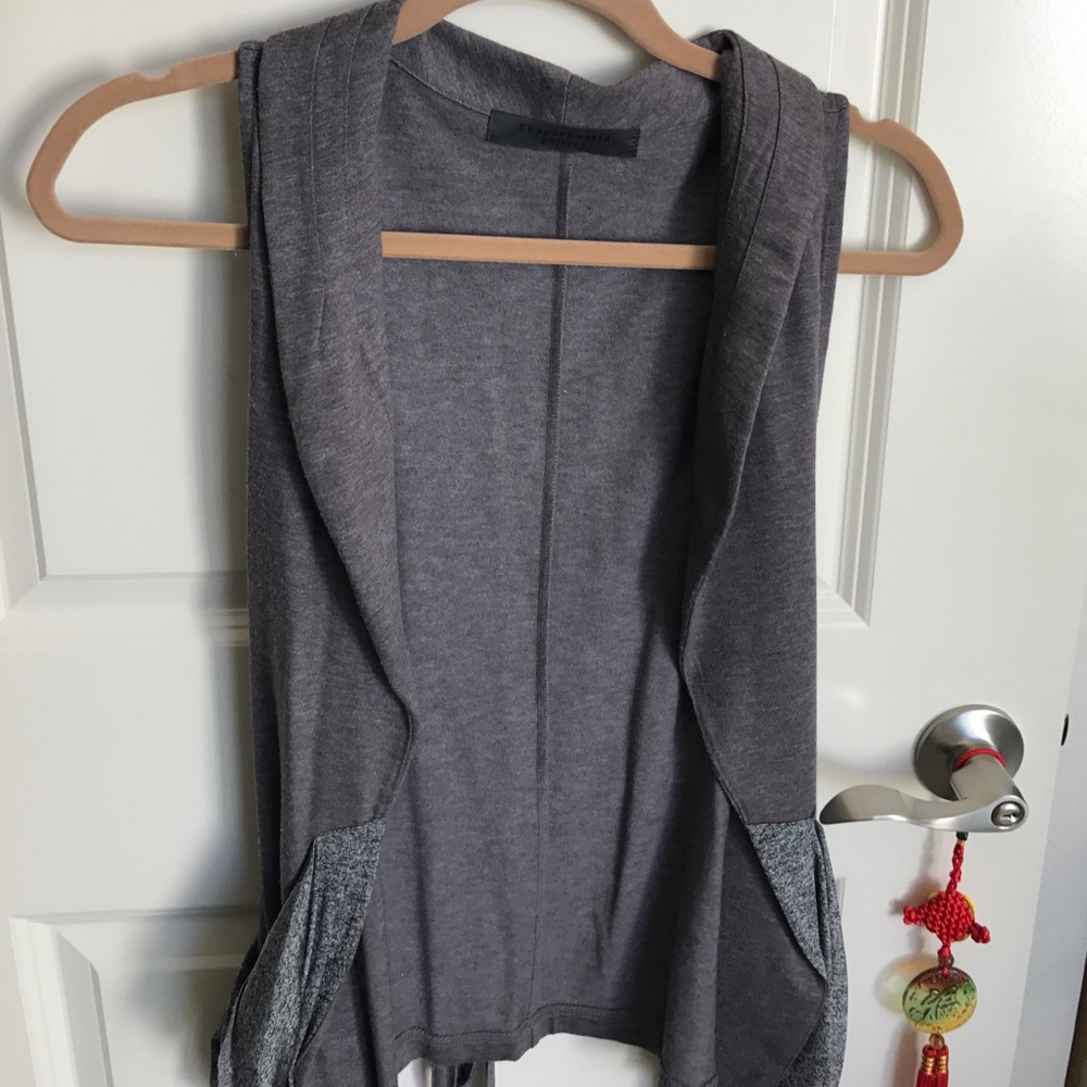 Gray vest