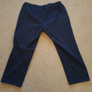 plus size navy blue pants