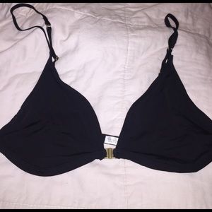 Urban outfitters triangle black bralette