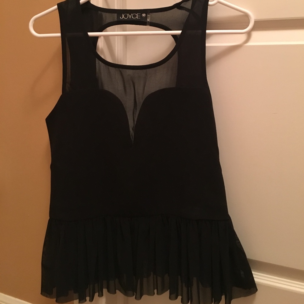 Nasty Gal peplum top