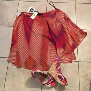 NWT Jessica Simpson one shoulder blouse