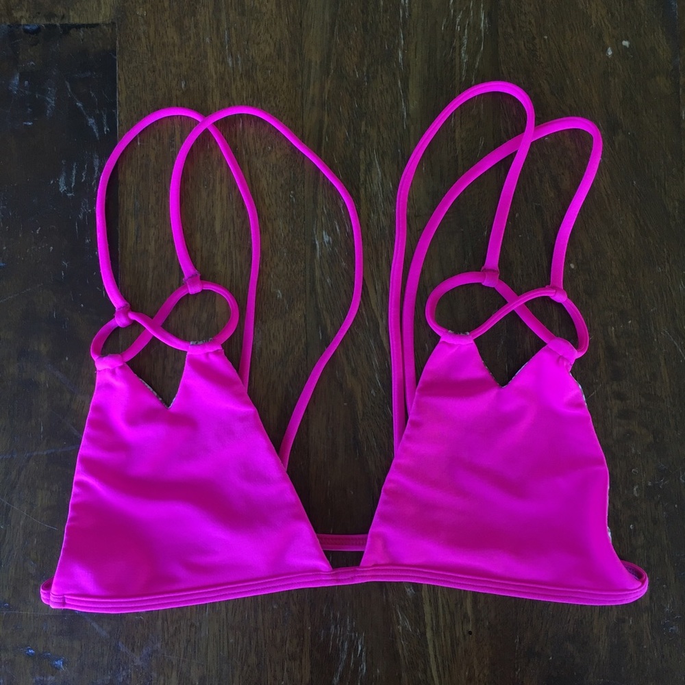 ACACIA SWIMWEAR 2016 KEKAHA TOP GUAVA POP