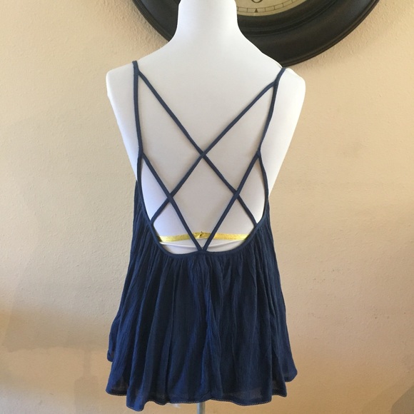 Ecote urban Outfitters embroidered cross back Cami - Picture 2 of 8