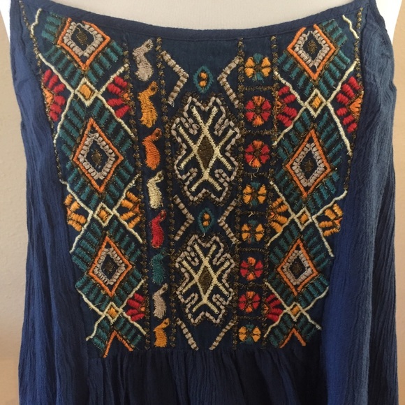 Ecote urban Outfitters embroidered cross back Cami - Picture 4 of 8
