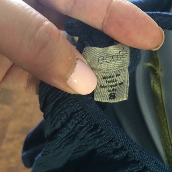 Ecote urban Outfitters embroidered cross back Cami - Picture 6 of 8