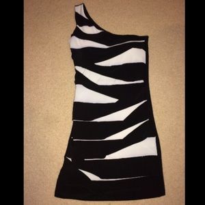 Sexy one-strap dress