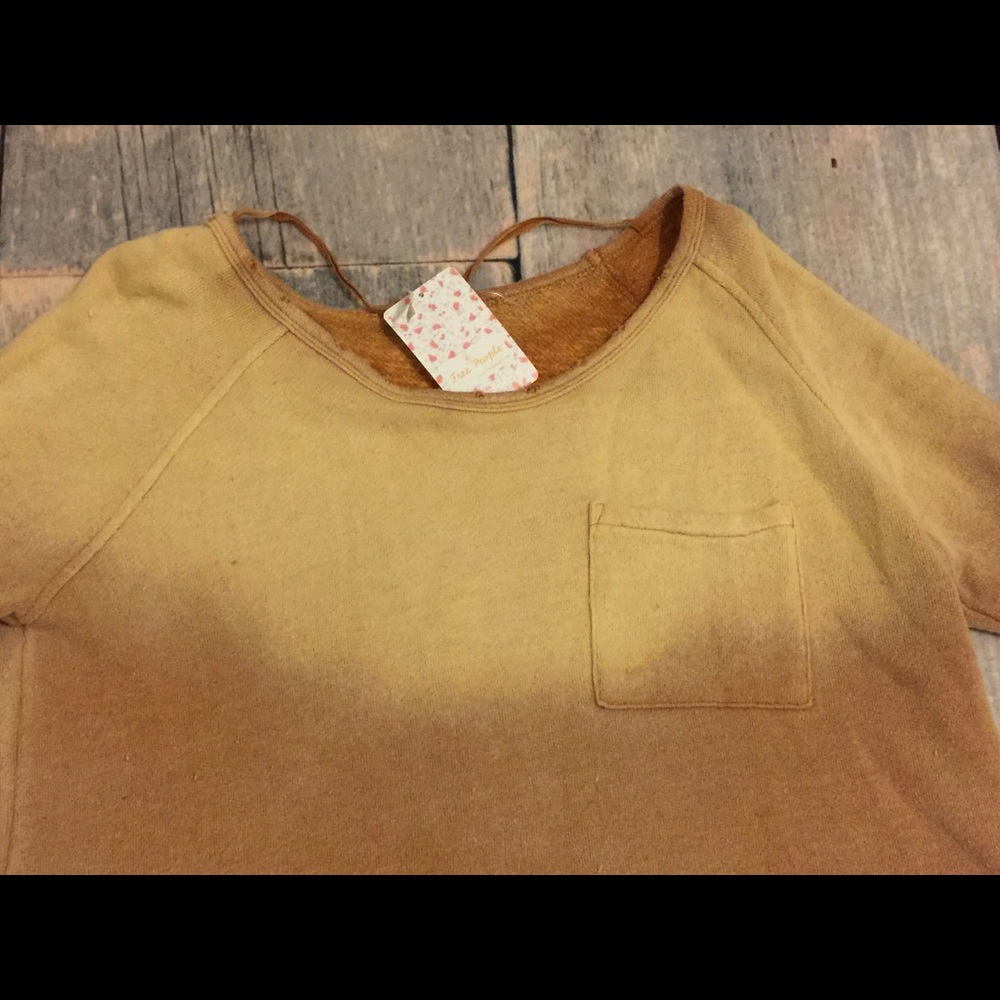 NWT Free People Ombré Sweatshirt - Picture 2 of 4