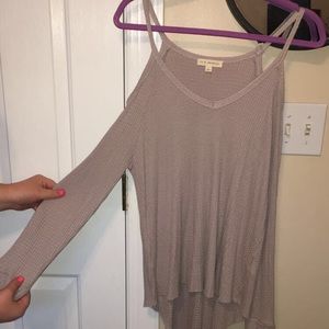 LA hearts/Pacsun off the shoulder top