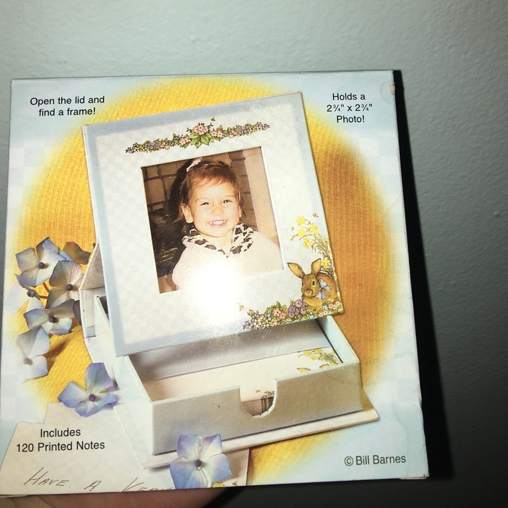 "Love Grows" Note Box Photo Frame