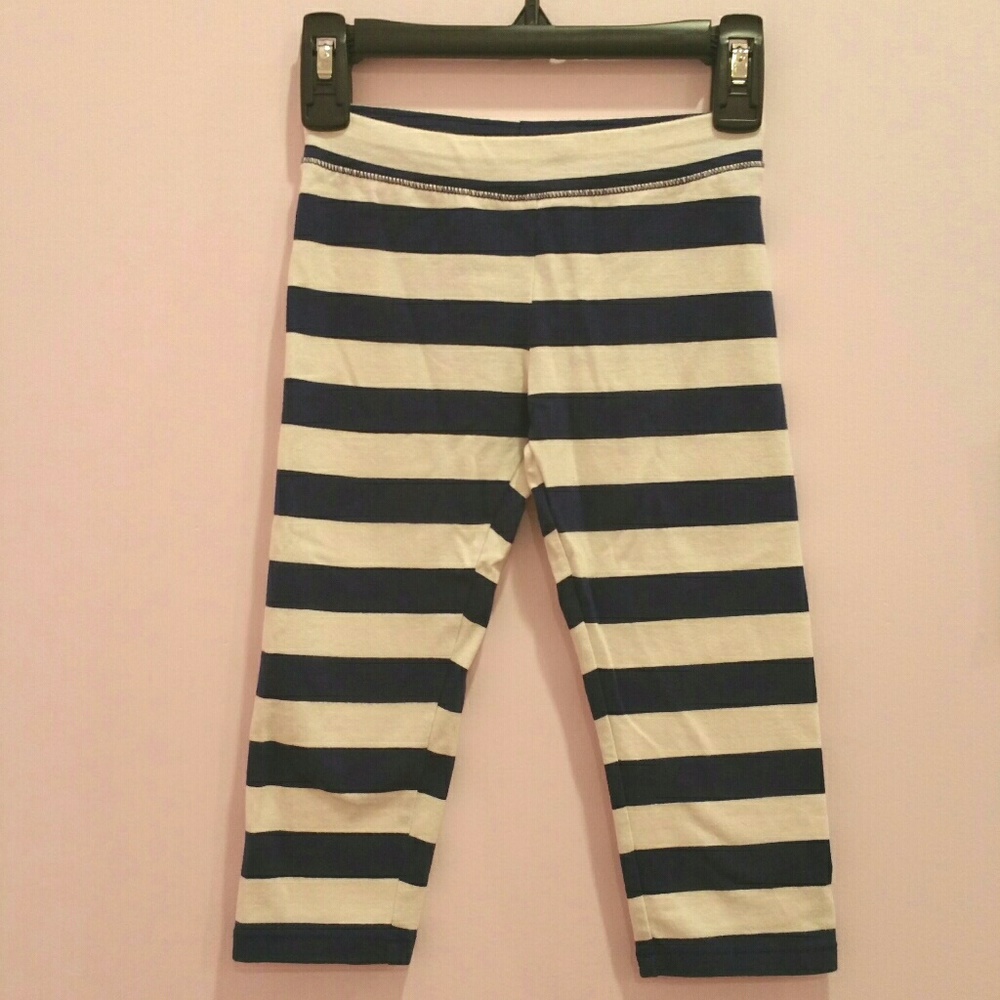 GapKids Girls Stretch Striped Cropped Leggings