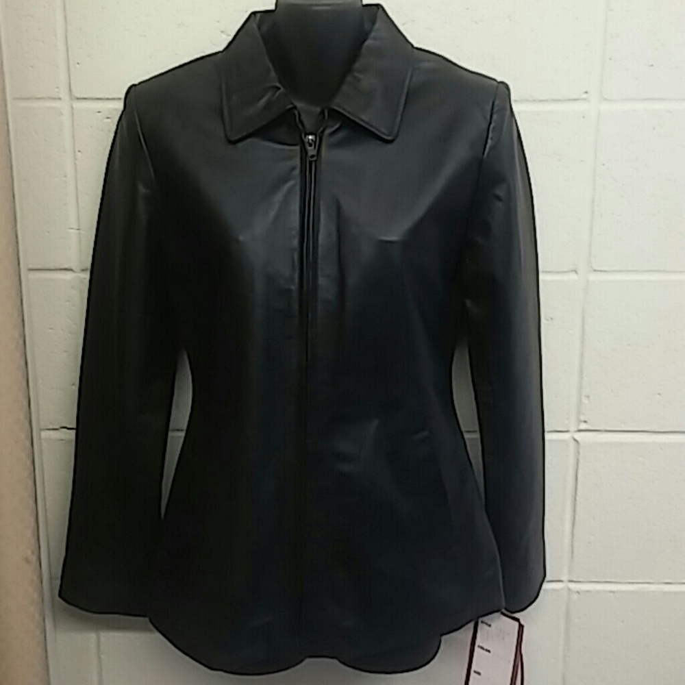 Lobi lobi U.S.A Leather black jacket size small