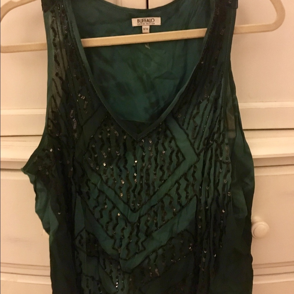 Beaded Buffalo Tank