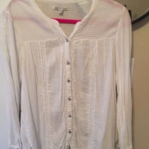 American eagle button down blouse