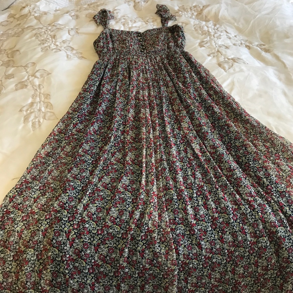 Maxi silk dress