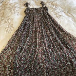Maxi silk dress