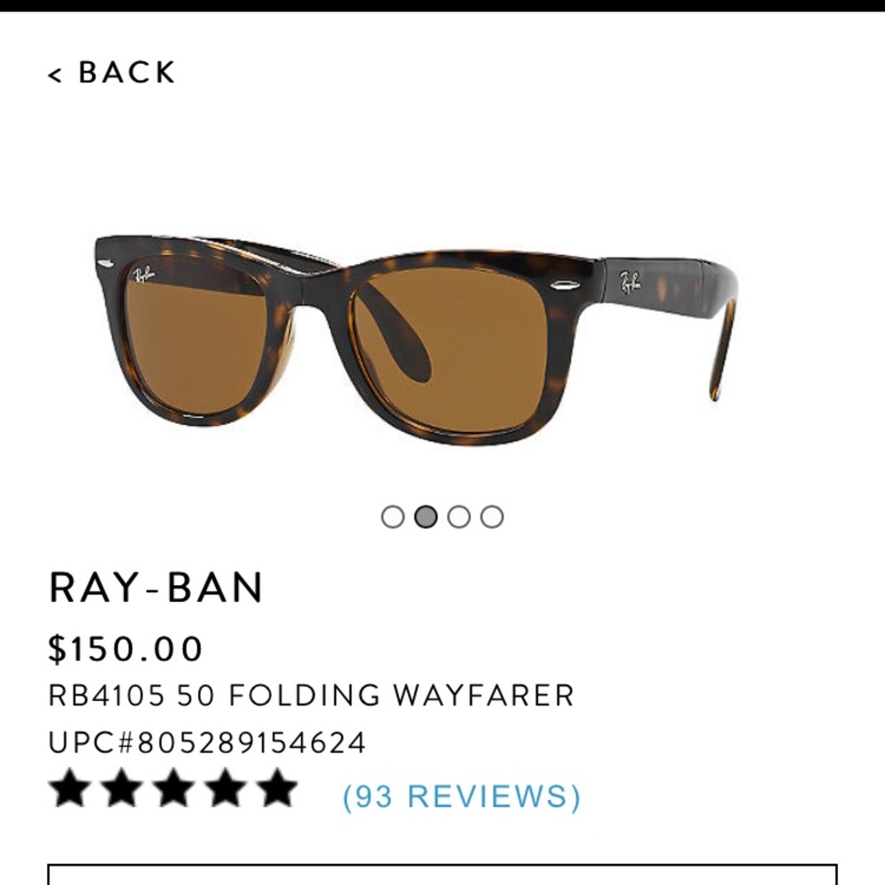 Folding Wayfarer Raybans