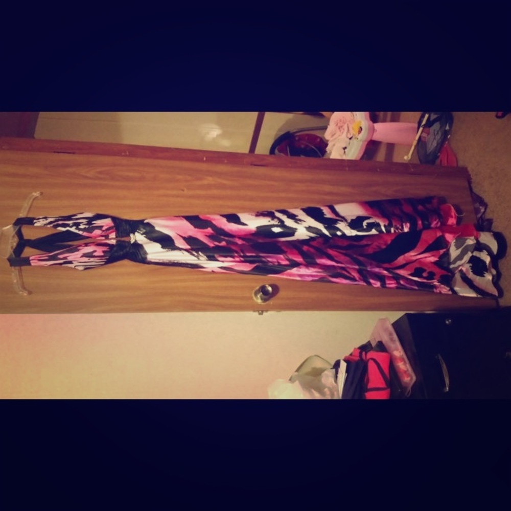 Prom dress satin/silk fancy never worn