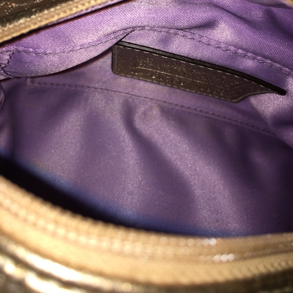 COACH GOLD BAG WITH C PATTERN - Picture 4 of 5