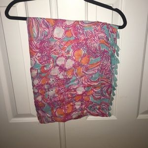 Lilly Pulitzer Tassel Scarf
