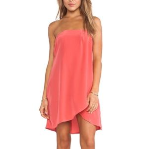 Helena Quinn Karin silk strapless dress