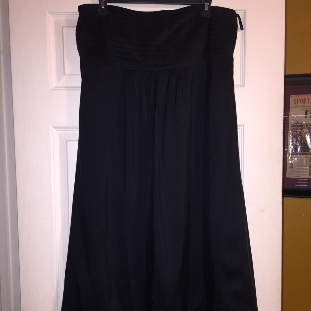Banana Republic strapless tealength dress