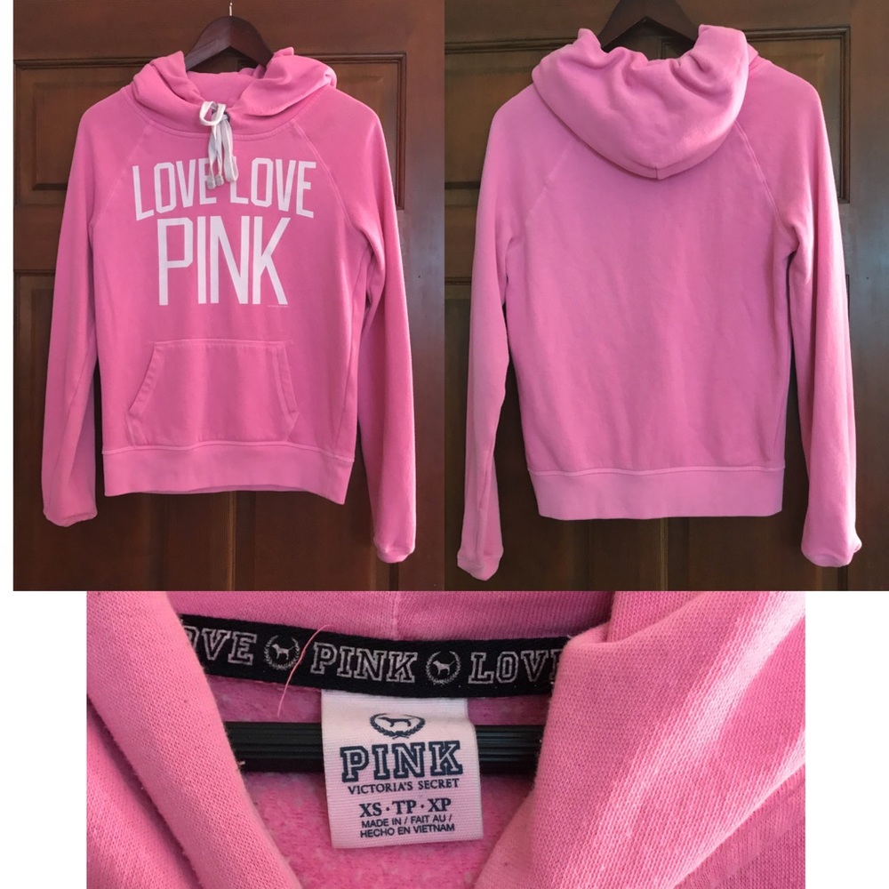 Pink hoodie