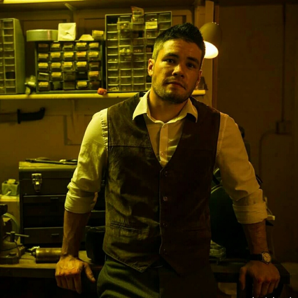 Dark brown  suede vest