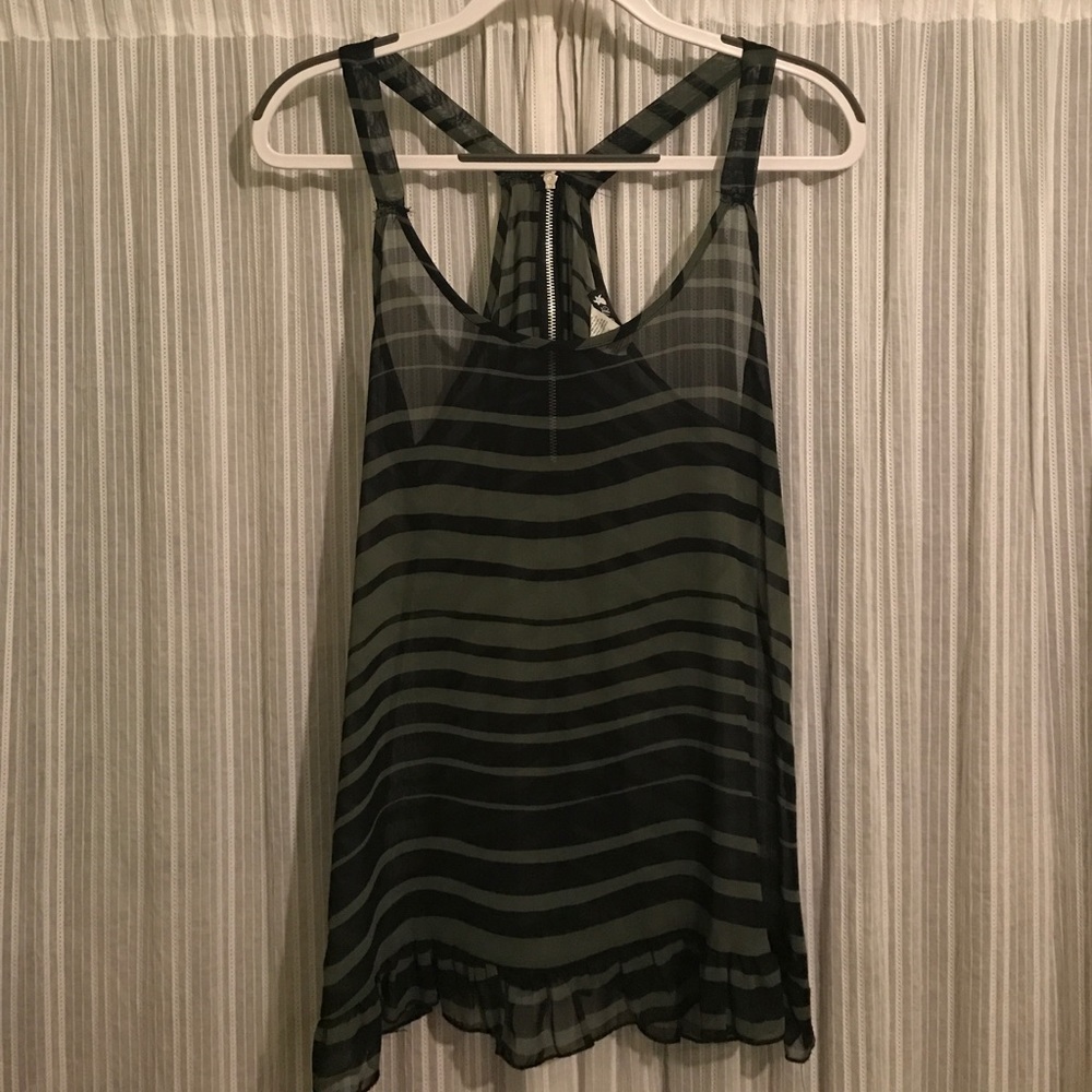 Sheer Striped Tank