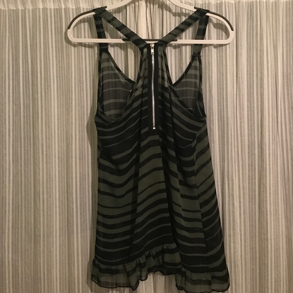 Sheer Striped Tank - Picture 2 of 3