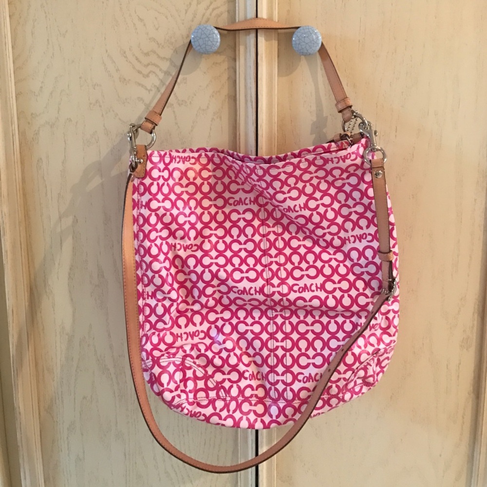 Authentic Coach cross body or removal tote bag